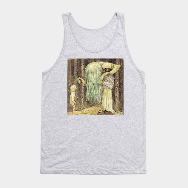 The Boy Who Was Never Afraid - John Bauer Tank Top by forgottenbeauty